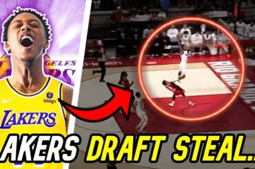 Lakers Drafting Cam Whitmore 2.0 ELITE ATHLETE at 17th Overall? | Ron Holland Falling to Lakers?