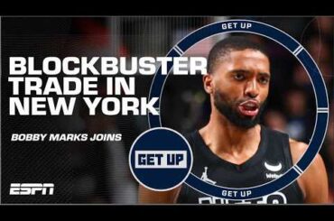 EXTREMELY RARE! - Bobby Marks talks Knicks acquiring Mikal Bridges from the Nets | Get Up