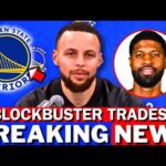 3 BLOCKBUSTER TRADES HAPPENING WITH THE WARRIORS! PAUL GEORGE ANNOUNCED! GOLDEN STATE WARRIORS NEWS