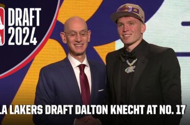 The Los Angeles Lakers draft Dalton Knecht with the 17th pick in the 2024 NBA Draft | 2024 NBA Draft