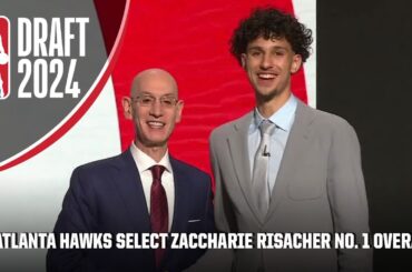 The Atlanta Hawks select Zaccharie Risacher with the No. 1 pick in the 2024 NBA Draft | NBA on ESPN