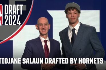 The Charlotte Hornets select Tidjane Salaun with 6th pick in the 2024 NBA Draft | 2024 NBA Draft