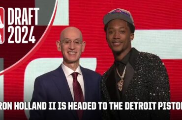 The Detroit Pistons select Ron Holland II with the No. 5 pick in the 2024 NBA Draft | NBA on ESPN