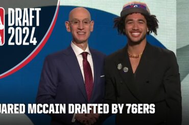 The Philadelphia 76ers draft Jared McCain with the 16th pick in the 2024 NBA Draft | 2024 NBA Draft