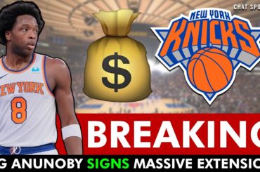 BREAKING NEWS: OG Anunoby Signing MASSIVE Contract Extension With Knicks | Knicks News & REACTION