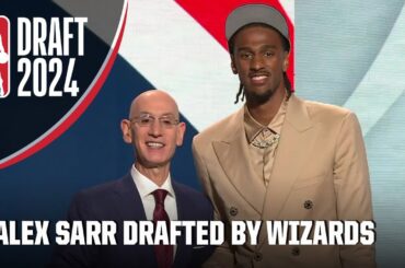 The Washington Wizards select Alexandre Sarr with the No. 2 pick in the 2024 NBA Draft | NBA on ESPN