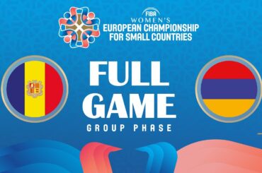 AND v ARM | Full Basketball Game | FIBA Women's European Championship for Small Countries 2024