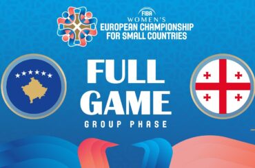 KOS v GEO | Full Basketball Game | FIBA Women's European Championship for Small Countries 2024