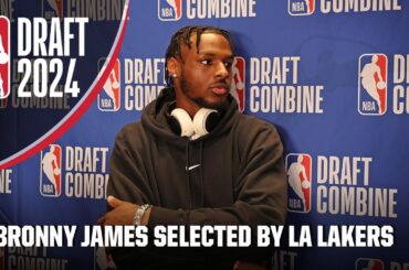 The Los Angeles Lakers select Bronny James with the No. 55 pick in the 2024 NBA Draft | NBA on ESPN