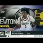 2024 NBA Draft - Indiana Pacers 49th Overall Pick - UConn Guard Tristen Newton