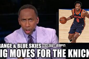 ORANGE AND BLUE SKIES for Stephen A. 😤 + Bob Myers TAKING THE FIELD for No. 1 | 2024 NBA Draft