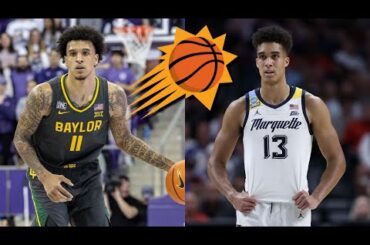 The Phoenix Suns drafted Oso Ighodaro and signed Jalen Bridges!