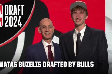 The Chicago Bulls select Matas Buzelis with the No. 11 pick in the 2024 NBA Draft | NBA on ESPN