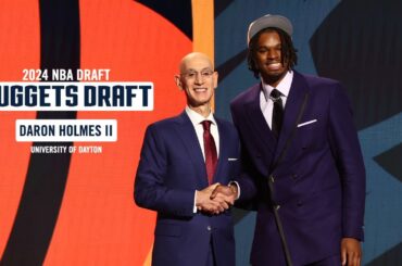 Denver Nuggets Select DaRon Holmes II In The First Round | 2024 NBA Draft