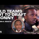 Stephen A. reacts to Bob Myers saying Rich Paul called teams to NOT draft Bronny | First Take