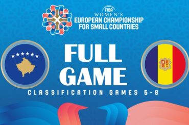 KOS v AND | Full Basketball Game | FIBA Women's European Championship for Small Countries 2024