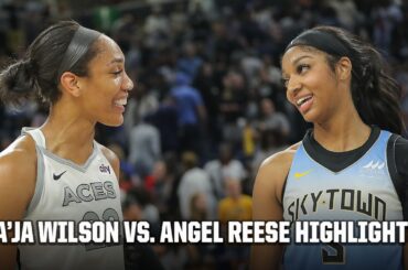 A'JA VS. ANGEL 🔥 Aces prevail in the STAR VS. ROOKIE MATCHUP 😤 | WNBA on ESPN