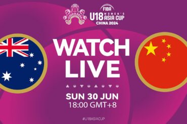 LIVE | FINAL: Australia v China | FIBA U18 Women's Asia Cup 2024 | Divison A