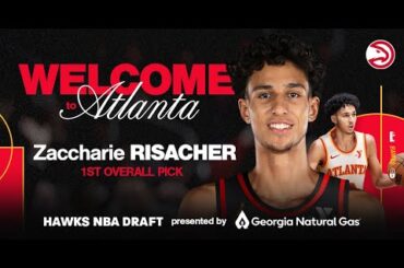 Atlanta Hawks Select Zaccharie Risacher with 1st Overall Pick in 2024 NBA Draft