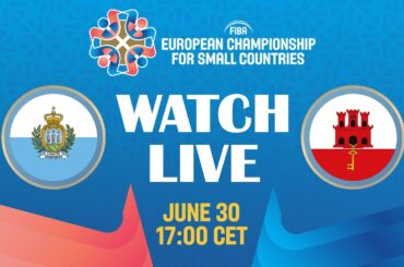 LIVE - San Marino v Gibraltar | FIBA European Championship for Small Countries 2024 | 3RD PLACE GAME