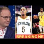 Woj details Pelicans acquire Dejounte Murray from Hawks, D'Angelo stay with Lakers next season