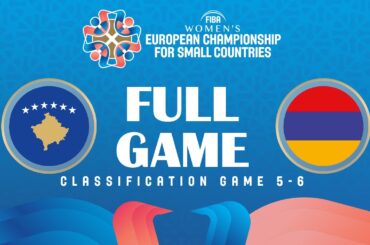 Kosovo v Armenia | Full Basketball Game | FIBA Women's European Champ. for Small Countries 2024