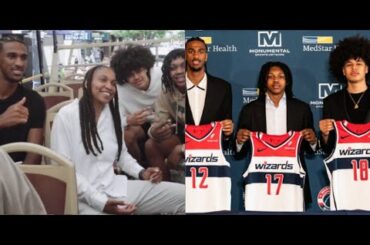 Washington Wizards welcomed Alexandre Sarr,Kyshawn Gerorge, and Carlton Carrington to the team!!