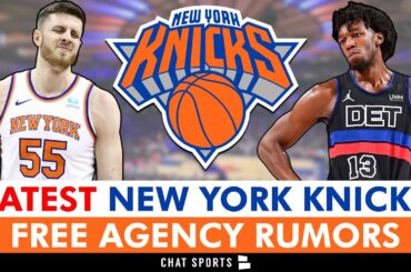 LATEST Isaiah Hartenstein News + Knicks Free Agency Rumors on James Wiseman, NBA Free Agency Tracker
