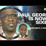 Stephen A. & Shannon Sharpe’s STRONG RESPONSE to Paul George joining the 76ers 🔥 | First Take