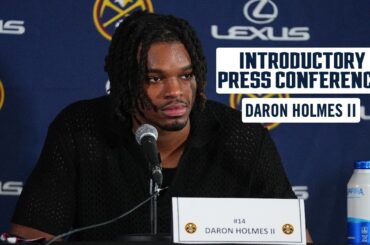 DaRon Holmes II Nuggets Introductory Press Conference 🎙