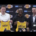 [FULL] Los Angeles Lakers introduce Bronny James, Dalton Knecht | NBA on ESPN