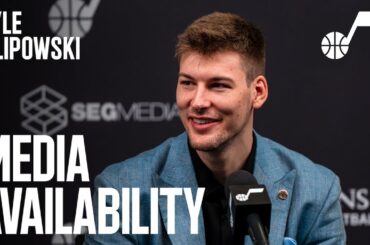Kyle Filipowski's first NBA press conference 🎤 | UTAH JAZZ