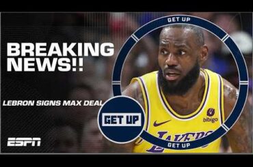 🚨 BREAKING NEWS! 🚨 LeBron James agrees to a 2-YEAR/$104M max deal w/ Lakers!  | Get Up