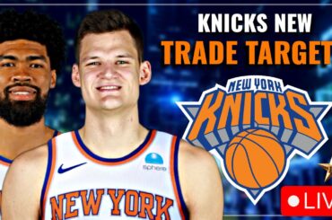 Knicks NEW Trade Targets! NY Wants MAJOR UPGRADE At The Center Position... (LIVE) | Knicks News