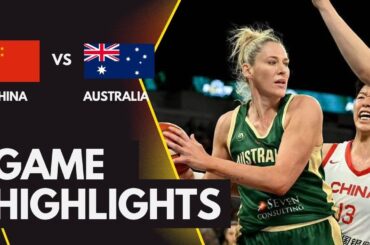 CHINA VS AUSTRALIA | Basketball Friendly Game | Full Highlights | July 5,2024