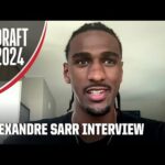 Alexandre Sarr walks me through his day after being drafted to the Wizards | NBA on ESPN