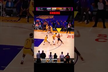 Bubble Lakers was different 😎 Warriors vs Lakers Ending #nba #shorts