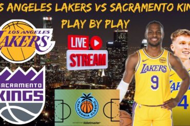*LIVE* | Los Angeles Lakers Vs Sacramento Kings Play By Play & Reaction Bronny James #nba