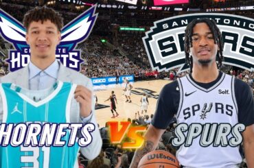 Charlotte Hornets vs San Antonio Spurs Live Play by Play & Scoreboard