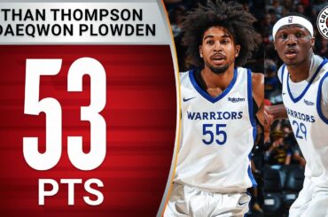 Ethan Thompson (27 PTS) & Daeqwon Plowden (26 PTS) GO OFF For Golden State!