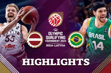 Final: Latvia 🇱🇻 vs Brazil 🇧🇷 | Highlights | FIBA OQT 2024 Latvia