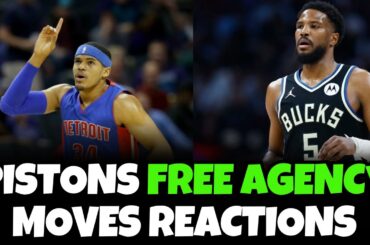 Detroit Pistons Free Agent Reactions Signing Tobias Harris & Malik Beasley