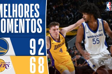 WARRIORS VENCEM LAKERS NA SUMMER LEAGUE 2024 - MELHORES MOMENTOS