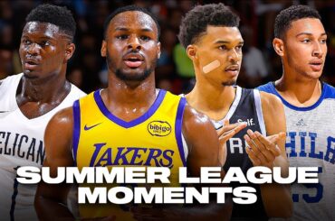 NBA "Summer League" Moments feat. Bronny, Wemby, Zion & More ☀️