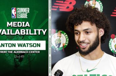 Anton Watson Compares His Game to Al Horford | Celtics Summer League