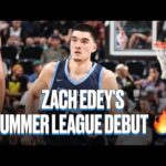 Zach Edey Makes Grizzlies Summer League Debut