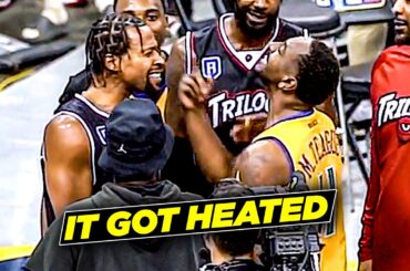 Jeff Teague vs Isaiah Briscoe Got SUPER HEATED at The Big 3 | 3 Headed Monsters vs Trilogy