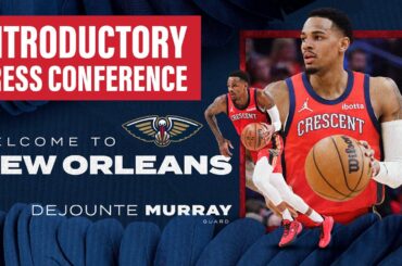 Dejounte Murray Introductory Press Conference | New Orleans Pelicans