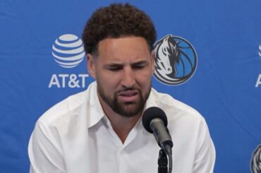 Klay Thompson speaks on leaving the Warriors to sign with the Mavs