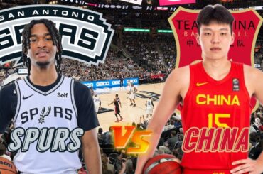 San Antonio Spurs vs China Live Play by Play & Scoreboard